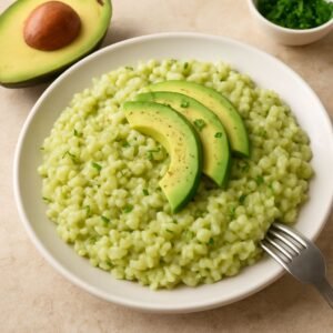 Risotto z awokado