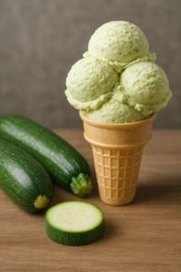 Lody z cukinią