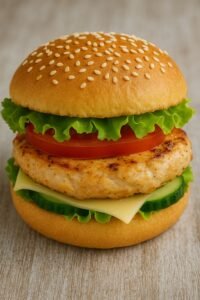 Burger z kurczakiem