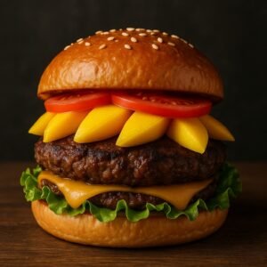 Burger z mango
