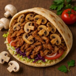 Kebab z grzybami