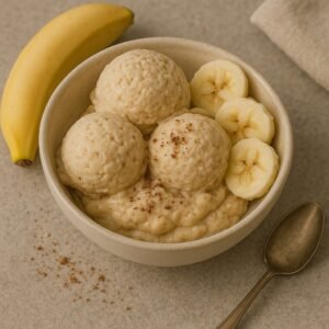 Lody z bananem