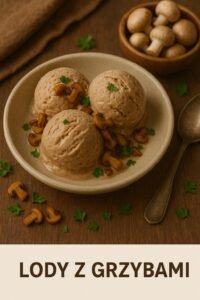 Lody z grzybami