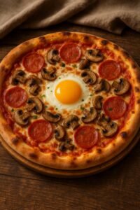Pizza z jajkiem