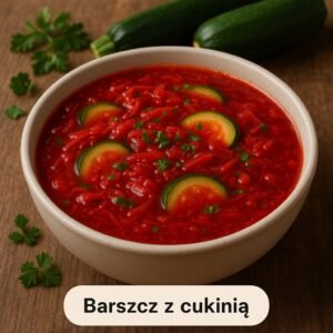 Barszcz z cukinią