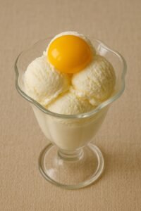 Lody z jajkiem