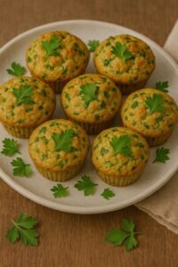 Muffiny z pietruszką