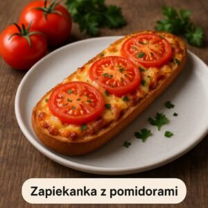 Zapiekanka z pomidorami